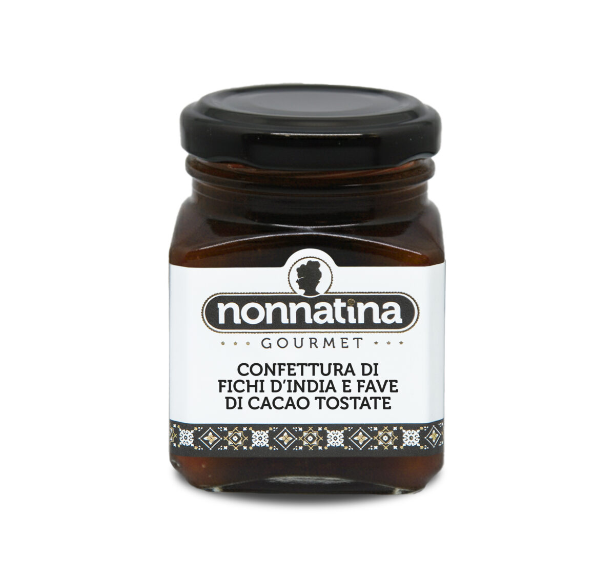 Confettura di fichi d'india e fave di cacao tostate vetro 200 gr - immagine 1