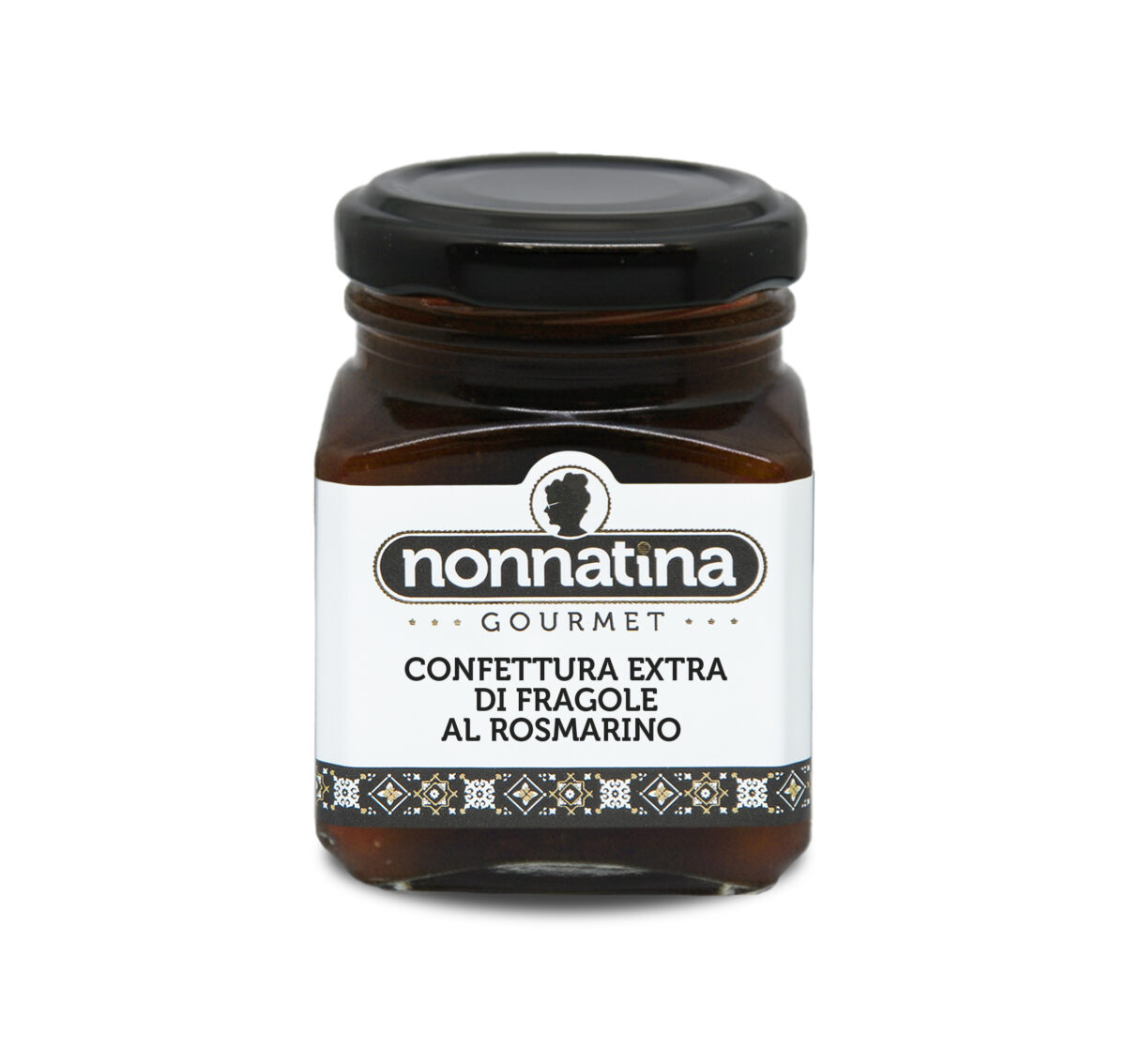 Confettura extra di fragole al rosmarino vetro 200gr - immagine 1