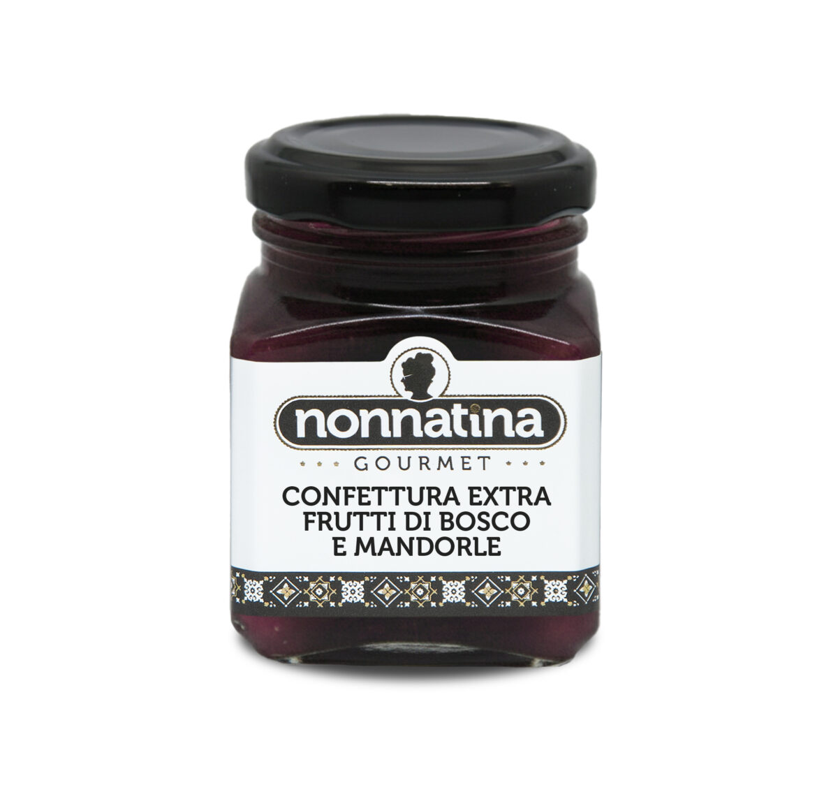 Confettura extra di frutti di bosco alle mandorle vetro 100 gr - immagine 1