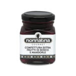 Confettura extra di frutti di bosco alle mandorle vetro 100 gr