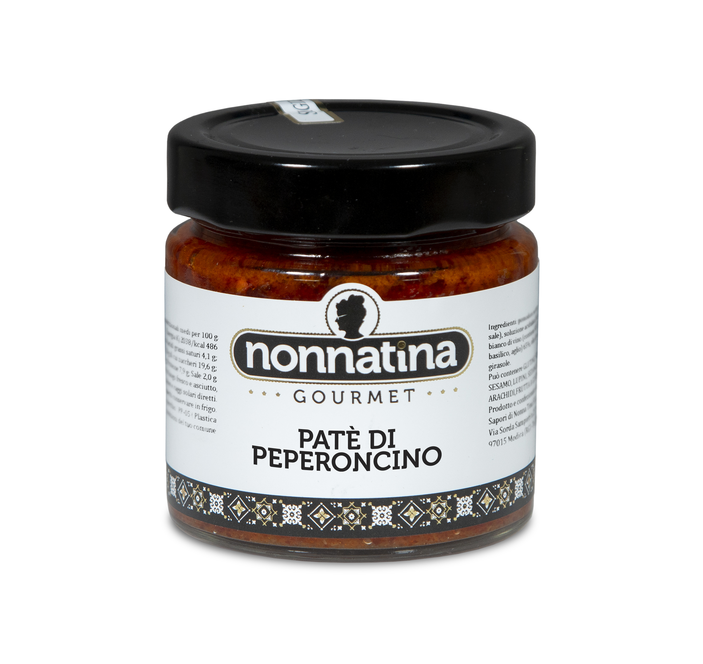 Pate╠Ç_di_peperoncino Patè di peperoncino vetro 180 gr - immagine 1
