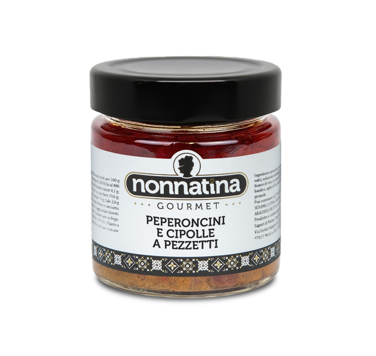 Pezzetti di peperoncini e cipolle - Gourmet - vetro 180 gr - immagine 1