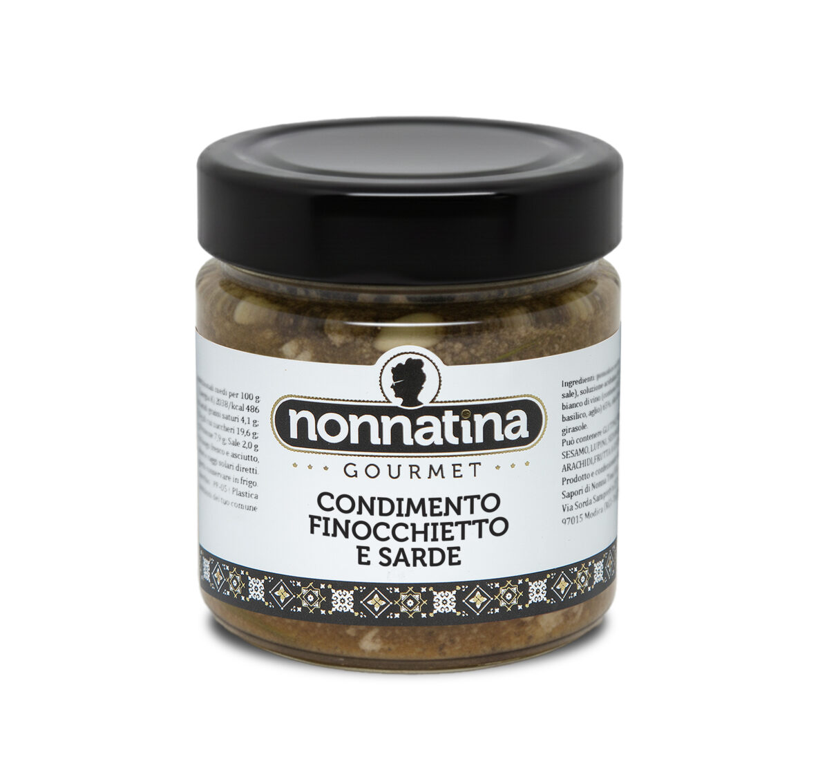 Condimento finocchietto e sarde vetro 180 gr - immagine 1