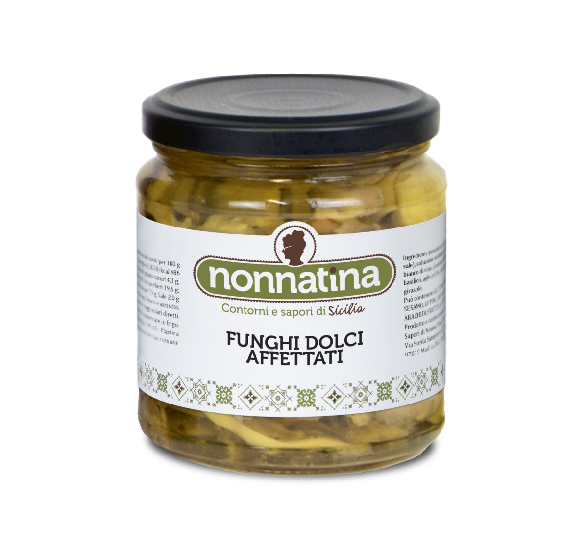 Funghi Affettati Dolci Sott’olio vetro 300 gr - immagine 1