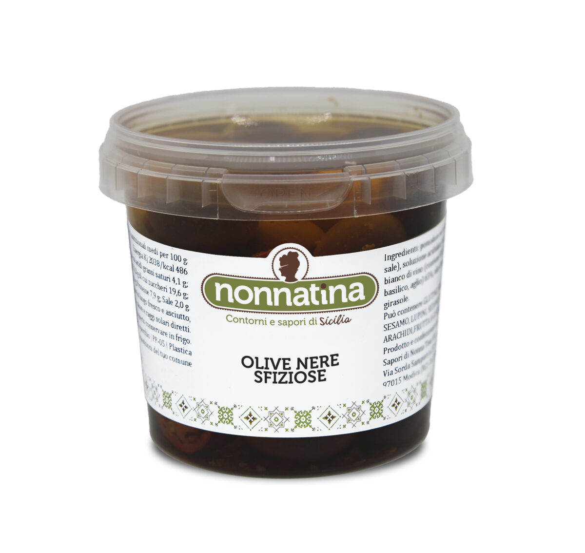 Olive Nere Sfiziose 350g - immagine 1