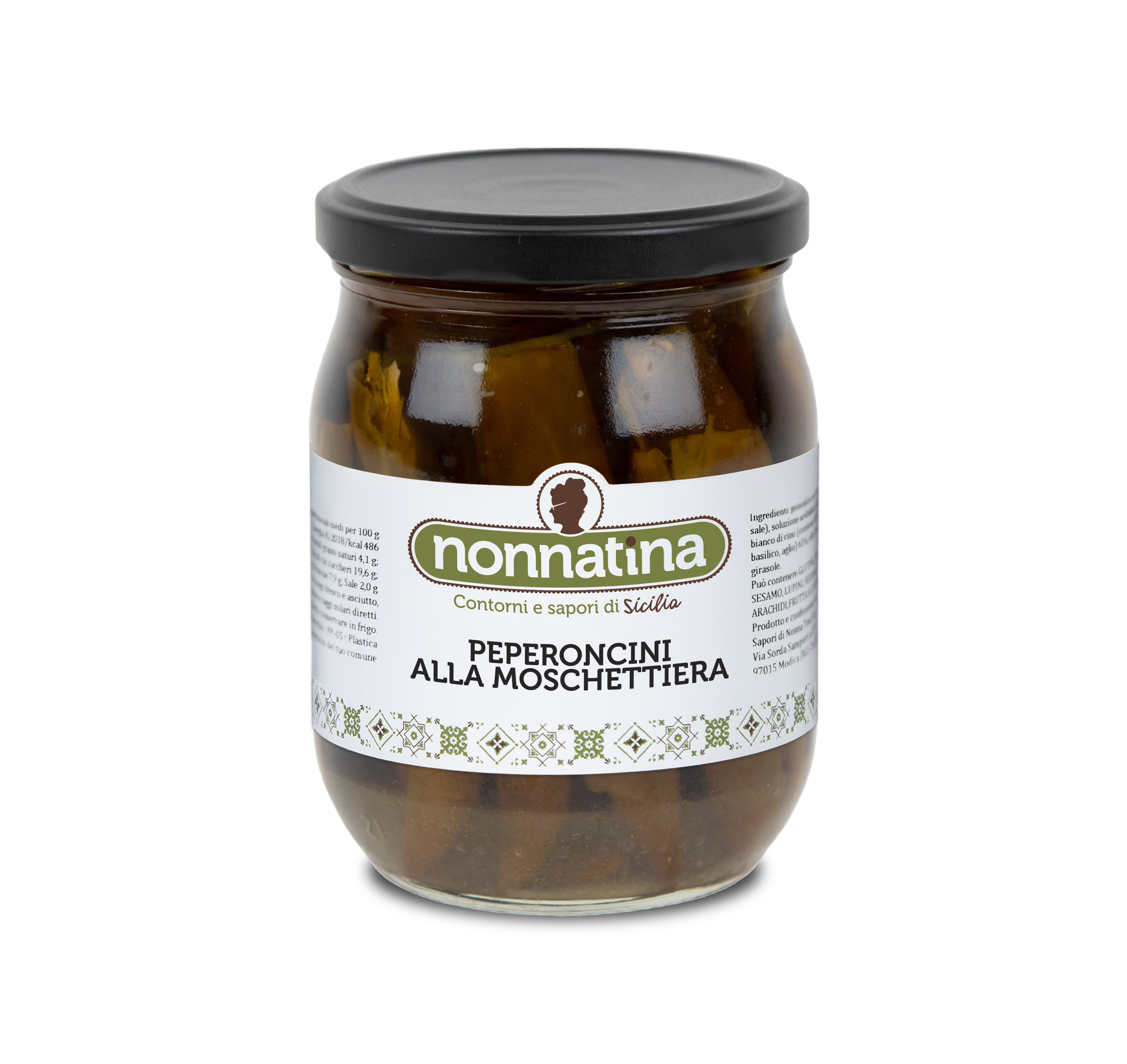 IMG_4521 Peperoncini alla Moschettiera Sott’olio vetro 530 gr - immagine 1