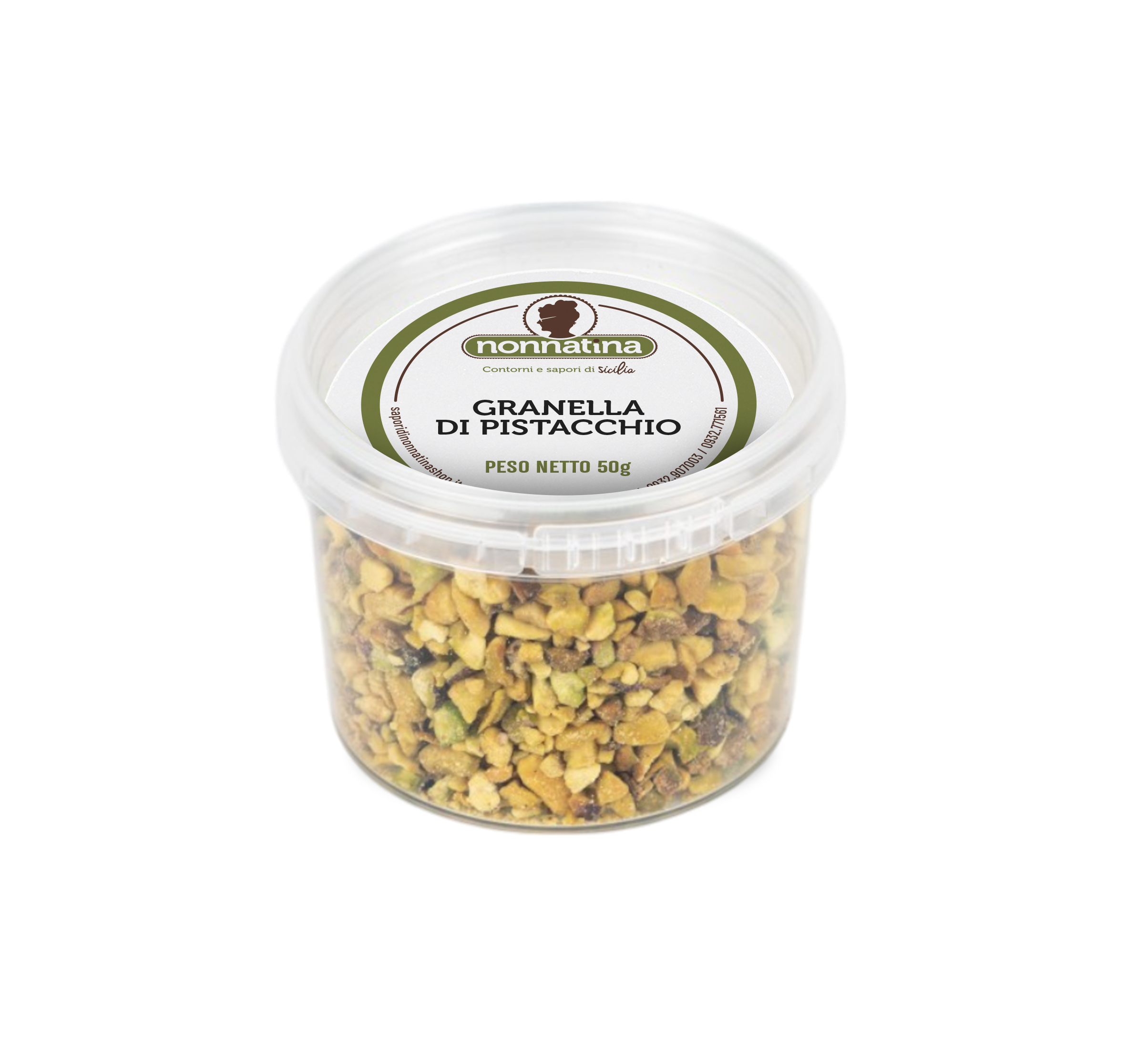 Granella_di_pistacchio_50g Granella di Pistacchio secchiello 50 gr - immagine 1