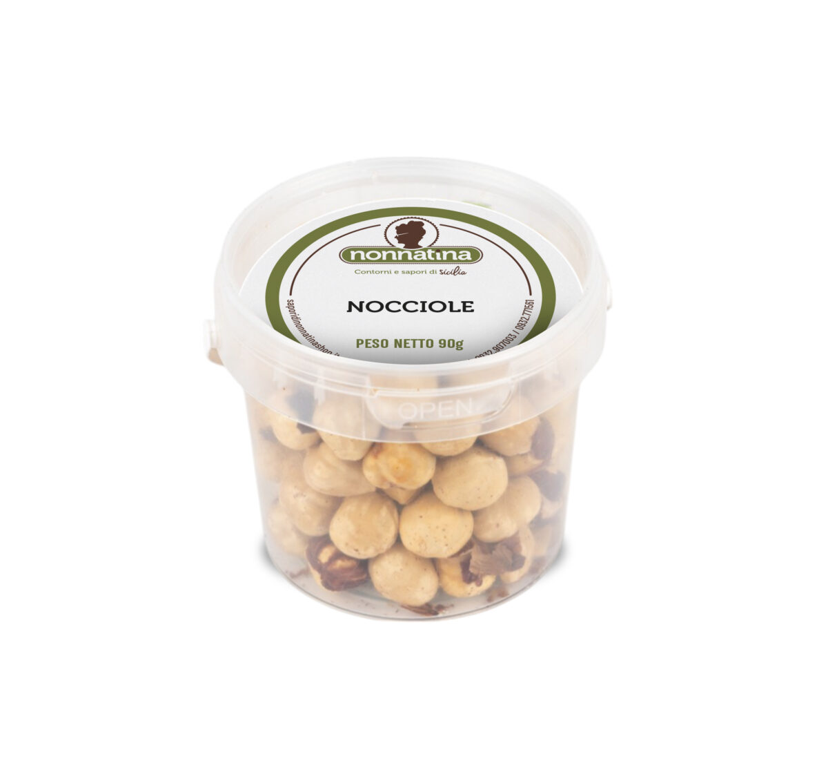 Nocciole Tostate secchiello 100 gr - immagine 1