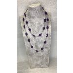 Collana argento ametista