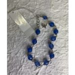 Bracciale agata blu