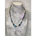 Collana cordone e pietre