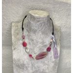 Collana cordone e pietre