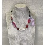 Collana cordone e pietre
