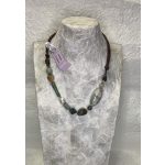 Collana cordone con pietre
