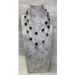 Collana agate colorate rotonde