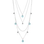 Collana lunga multifili