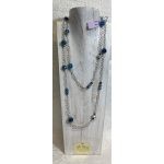 Collana Agata Blu