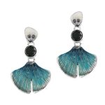 Orecchini a perno Puces Gingko