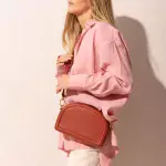 Borsa Keira Half Moon - Terracotta