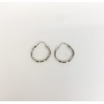 ORECCHINI CERCHIETTO IN ORO BIANCO