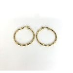 ORECCHINI CERCHIO RITORTI ORO GIALLO