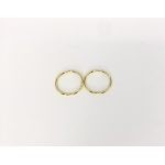 ORECCHINI CERCHIETTO A SCOMPARSA ORO GIALLO