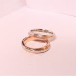 COPPIA FEDI ARTIGIANALI BICOLORE