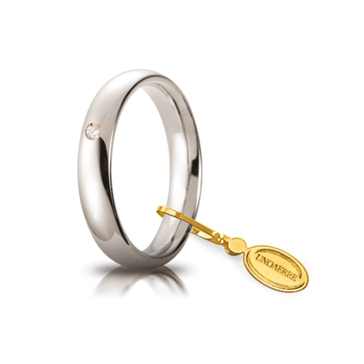 FEDE COMFORT ORO BIANCO 4 mm DIAM - immagine 1