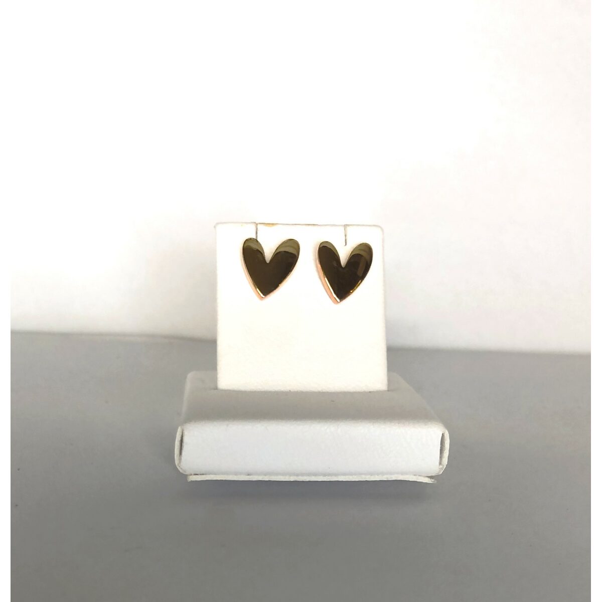 ORECCHINI ORO ROSSO CUORE - immagine 1