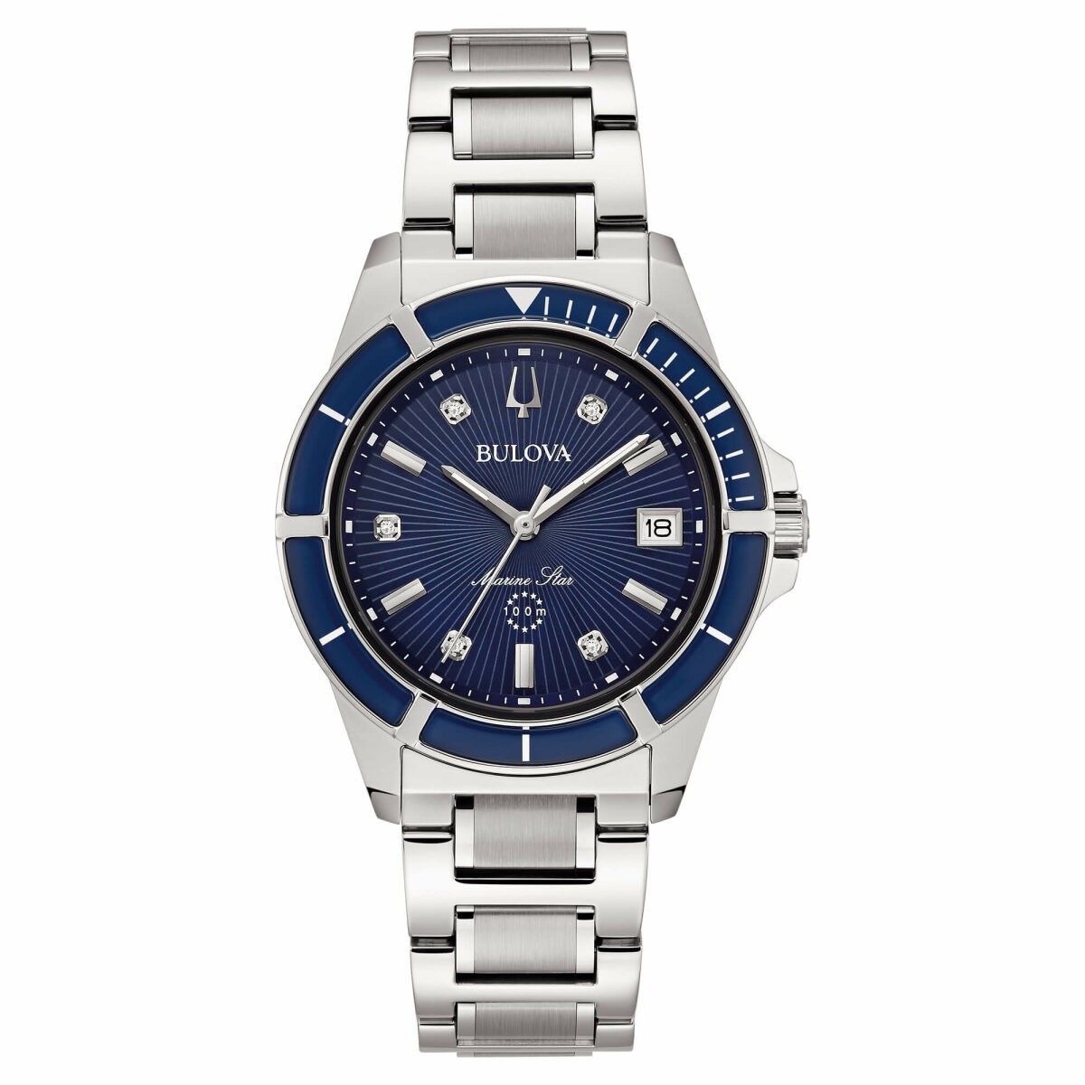 BULOVA MARINE STAR LADY BLU - immagine 1