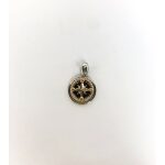 CIONDOLO ARGENTO ROSA DEI VENTI