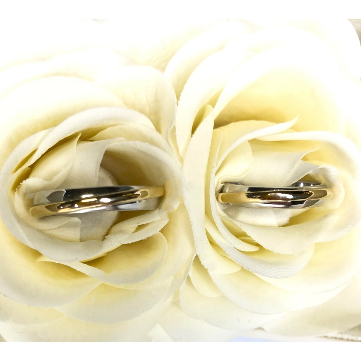 FEDI ARTIGIANALI ORO BIANCO E GIALLO - immagine 1