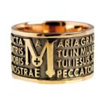 ANELLO TUUM AVE MARIA BRONZATO MISURA XXII