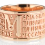 ANELLO TUUM AVE MARIA ORO ROSA MISURA XIV