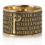 ANELLO PADRE NOSTRO BRONZATO MISURA XXVI