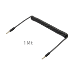 Cavo audio spiralato jack 3.5 mm 3 poli MM WIMITECH CAQ-73