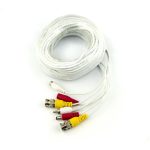 Cavo prolunga Bnc Rca per videocamere segnale video alimentazione audio 20 mt